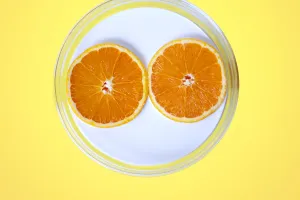 Oranges in Milk Bath