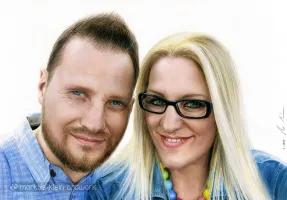 Natascha & Markus - colored pencil drawing
© markus-klein-artwork.de
