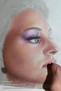 Natascha - Colored pencil drawing WIP
© markus-klein-artwork.de