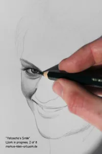 Nataschas Smile - Pencil drawing WIP
© markus-klein-artwork.de